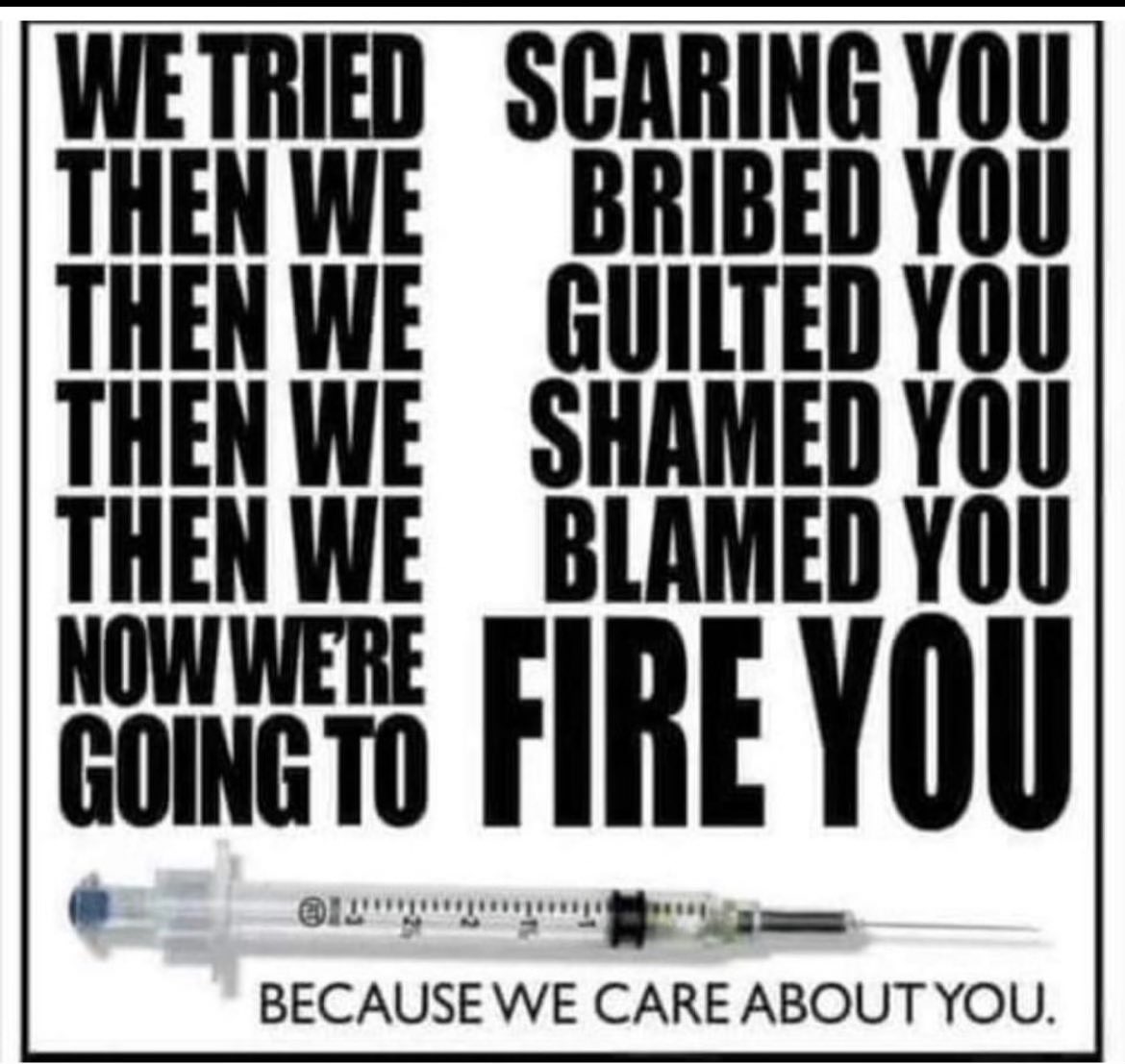 because we care about you meme