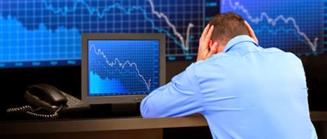 Picture: A sad, sad trader.